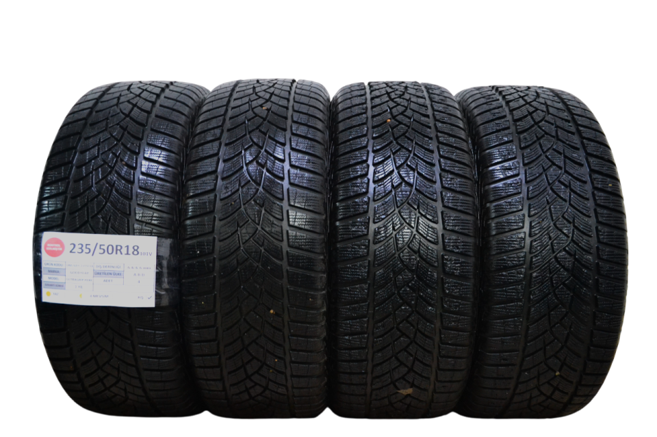 Goodyear 235/50R18 101V UltraGrip Perf. 2.El Takım Kış Lastiği