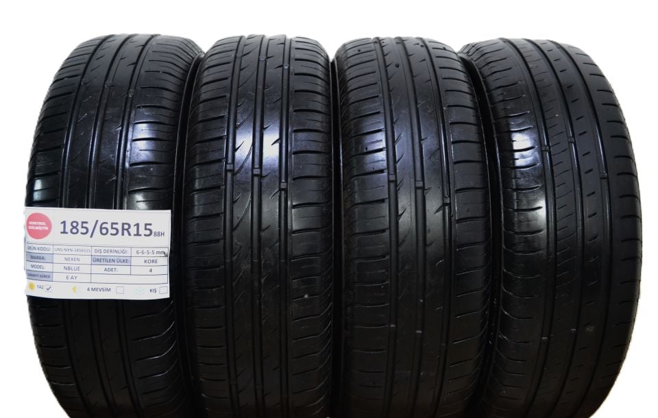 Nexen 185/65R15 88H Nblue 2.El Takım Yaz Lastiği