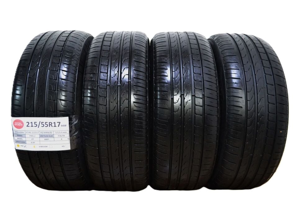 Pirelli 215/55 R17 Cinturato P 7 94W Yaz 2. El Lastik Takım