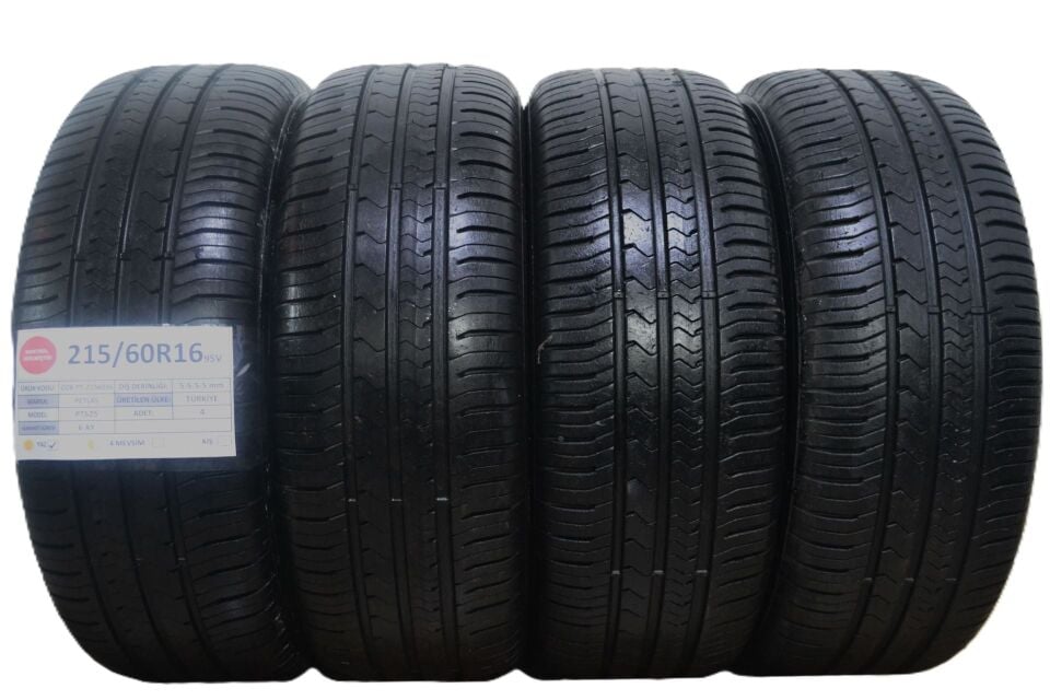Petlas 215/60 R16 PT 525 95V Yaz 2. El Lastik Takım