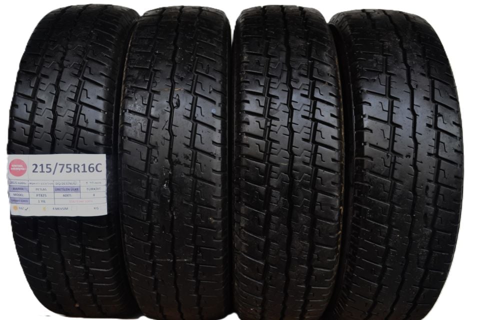 Petlas 215/75 R16C 116/114R 10PR FullPower PT825 Plus 2.El Takım Yaz Lastiği