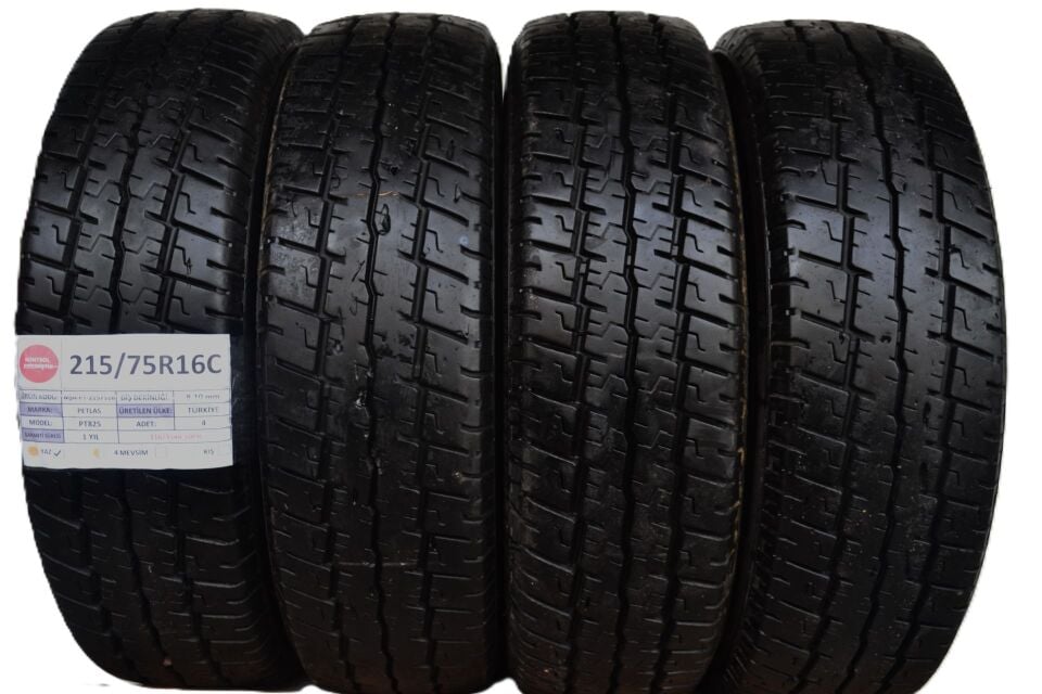 Petlas 215/75 R16C Full Power PT 825 Plus 116/114R 10PR Yaz 2. El Lastik Takım