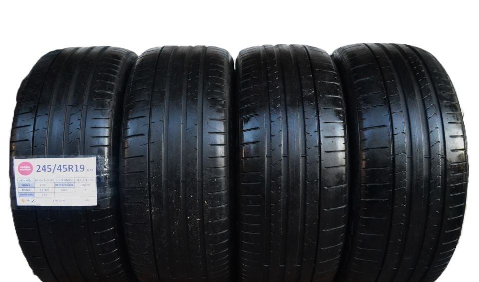 Pirelli 245/45R19 102Y P Zero 2.El Takım Yaz Lastiği