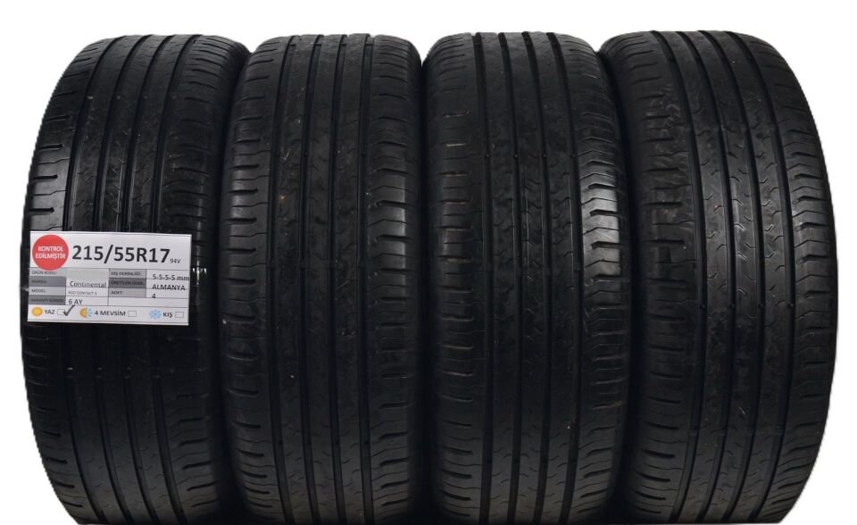 Continental 215/55 R17 Ecocontact 5 94V Yaz 2. El Lastik