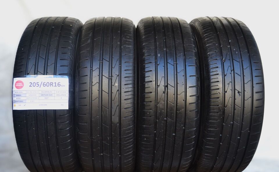 Hankook 205/60 R16 Ventus Prime 3 92H Yaz 2. El Lastik Takım