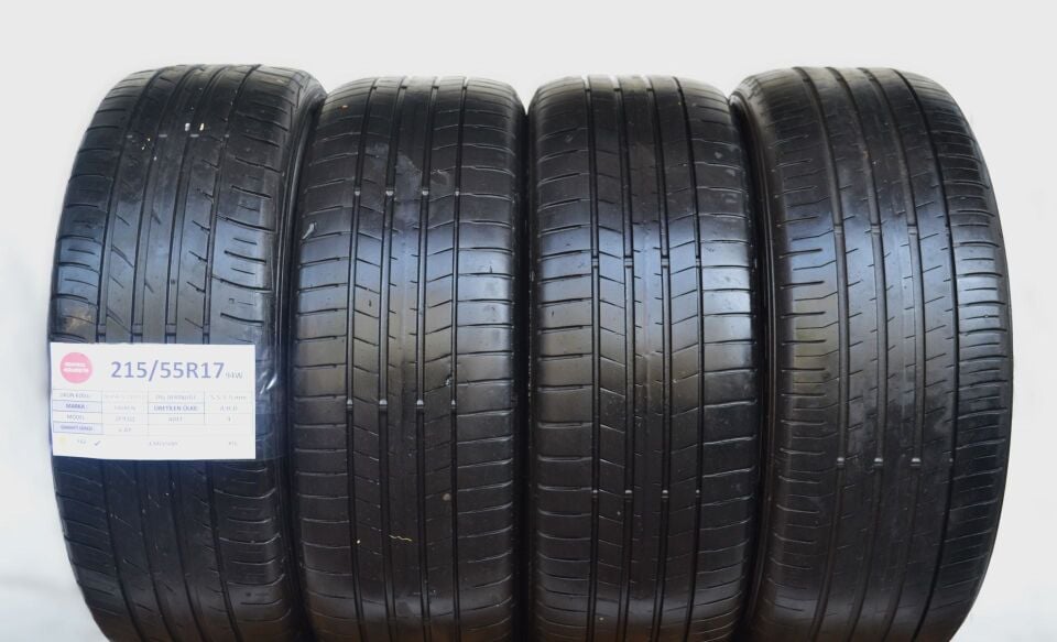 Falken 215/55 R17 ZE 91 Q 94W Yaz 2. El Lastik Takım
