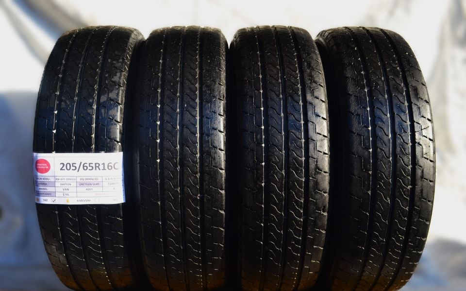 Dayton 205/65R16C 107/105T Van 2.El Takım Yaz Lastiği 2020