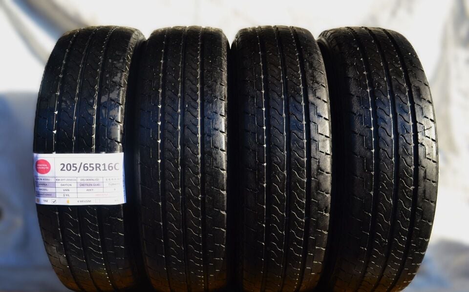 Dayton 205/65 R16C Van 107/105T Yaz 2. El Lastik Takım