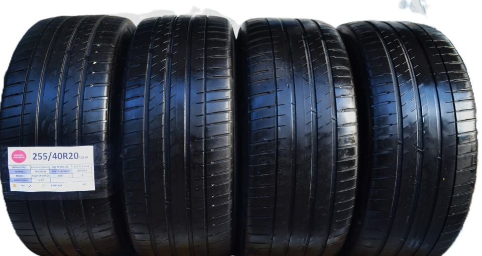 Michelin 255/40R20 101W Pilot Sport EV 2.El Takım Yaz Lastiği 2023