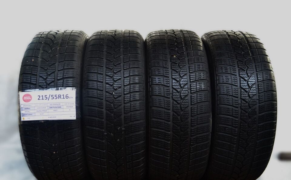 Kormoran 215/55 R16 Snow Pro 2 97H Kış 2. El Lastik Takım