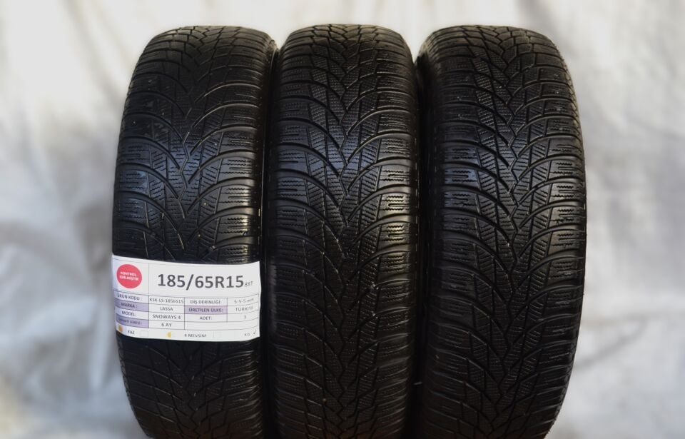 Lassa 185/65R15 88T Snoways4 2.El Kış Lastiği 5mm 2022