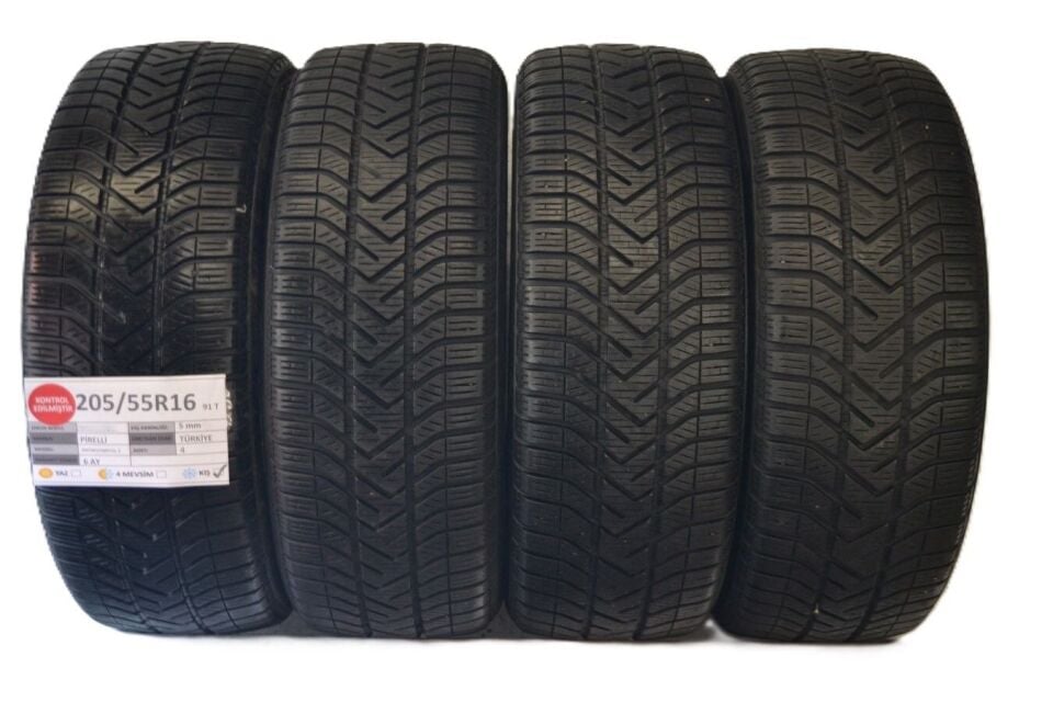 Pirelli 205/55 R16 Snowcontrol 3 91H Kış 2. El Lastik