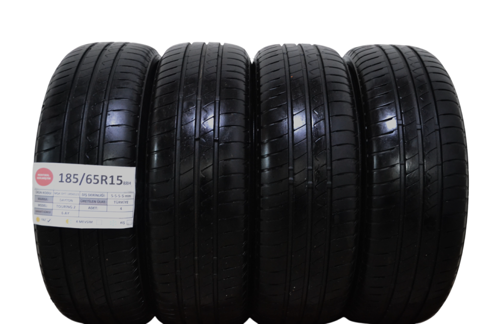 Dayton 185/65R15 88H Touring 2 2.El Yaz Lastiği Takım